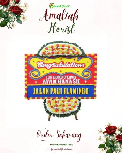 Bunga Papan Congratulation di Dokiri
